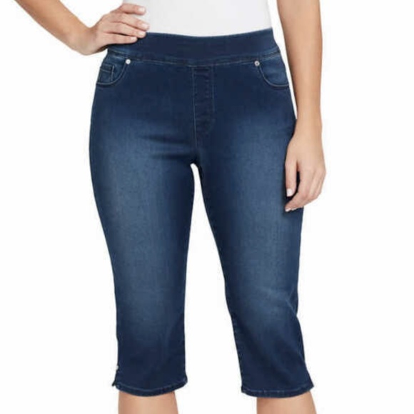 gloria vanderbilt avery capris plus size